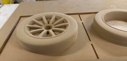 3D CNC фрезован леярски модел от МДФ.